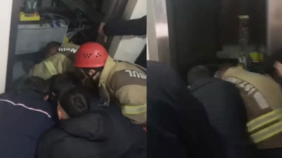 Asansörde feci ölüm! Kabin ile duvar arasına sıkıştı