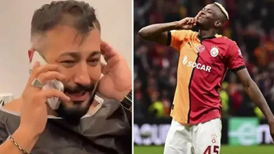 Görüntüler sosyal medyada gündem oldu! Doğuştan işitme engelli vatandaşın ilk duyduğu 'Osimhen' oldu