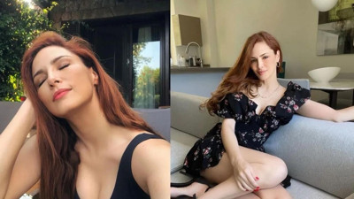 Kim der 46 yaşında diye! Mine Tugay cesur pozlarıyla yine ortalığı yıktı geçti. Merdivene oturup poz verdi, o paylaşıma yorum yağdı