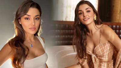 Ceketin içine hiçbir şey giymedi! Hande Erçel'in cesur paylaşımına sosyal medyada yorum yağdı