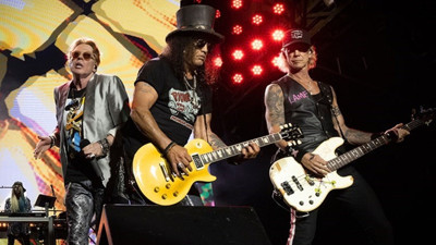 Efsane rock grubu Guns N' Roses 32 yıl aradan sonra Türkiye'de konser verecek