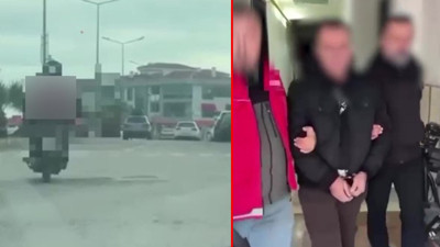 Balıkesir'de film sahnelerini aratmayan operasyon! Polis, firari hükümlüyü kurye kılığına girerek böyle yakaladı