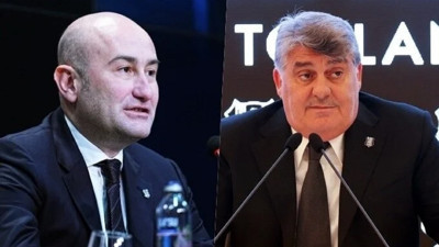 Beşiktaş'ta Başkan adayları Hüseyin Yücel ve Serdal Adalı canlı yayında gerçekleştirecekleri ilk vaatlerini açıkladı