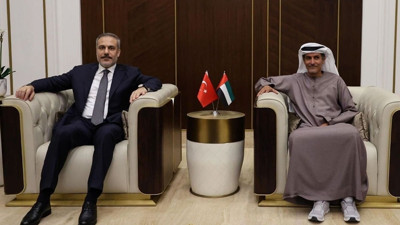 Bakan Fidan'dan kritik görüşme! BAE Devlet Başkanı Al Nahyan ile bir araya geldi