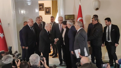 DEM Parti ve Bahçeli görüşmesi sona erdi. Görüşme yaklaşık 40 dakika sürdü