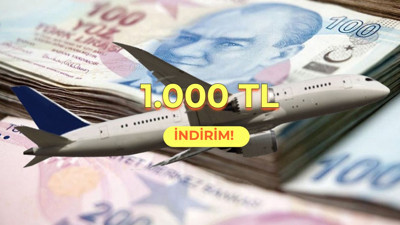 Uçak biletlerine 1.000 lira indirim o bankadan geldi: Uçak bileti kampanyası 2025