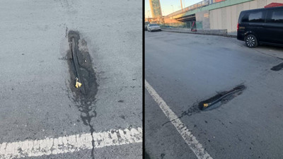 Her gün milyonlarca İstanbullunun geçtiği yolda ölüm tehlikesi! Yeni bir facia yaşanmadan önlem alınmalı