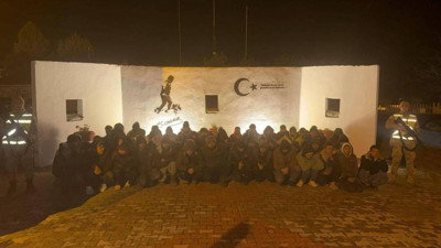 Van'da operasyon! Tırın dorsesinde 69 düzensiz göçmen yakalandı