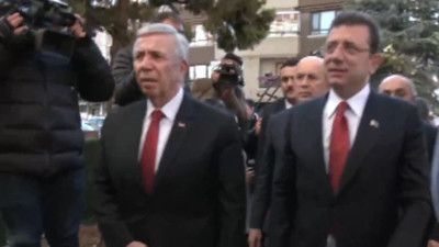 Ekrem İmamoğlu ve Mansur Yavaş'tan sürpriz ziyaret!