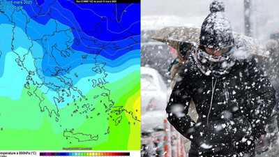 18-19 Mart'ta İstanbul'da Kar Yağışı Var. Haritayı Gösterdi Sosyal Medyadan Duyurusunu Yaptı