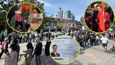 CHP'nin Ön seçiminde Erdoğan'a Oy Çıktı! İmamoğlu İçin Kurulan Sandıklarda Dikkat Çeken Görüntüler