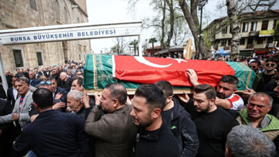 Uludağ'daki otel yangınında can veren baba ve oğula gözyaşlarıyla veda