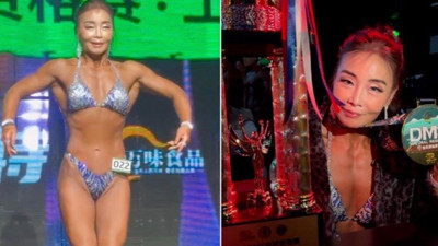 55 yaşındaki kaslı büyükanne şampiyon oldu! Gençleri geride bıraktı