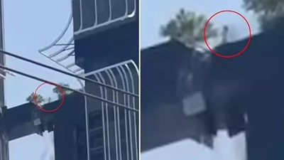 Sosyal medya bu babayı konuşuyor! Deprem sırasında bir gökdelenden diğerine atlayarak ailesini kurtardı