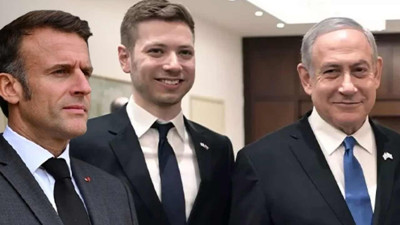Netanyahu'nun oğlundan Macron'a hakaret