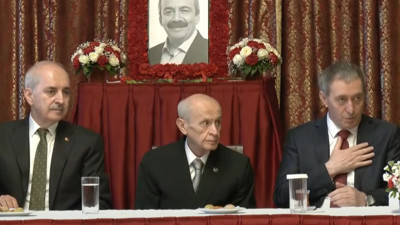 Devlet Bahçeli Meclis'teki Sırrı Süreyya Önder anmasında! Numan Kurtulmuş'tan dikkat çeken sözler... Terörsüz Türkiye vasiyeti olmuştur