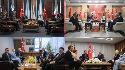 Siyasi partiler arasında bayramlaşma trafiği: Kim, kiminle bayramlaştı?