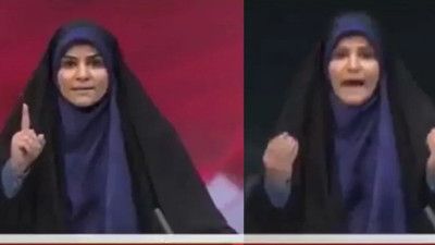 İran devlet televizyonuna canlı yayında saldırı! Spiker konuşurken stüdyo bir anda dağıldı