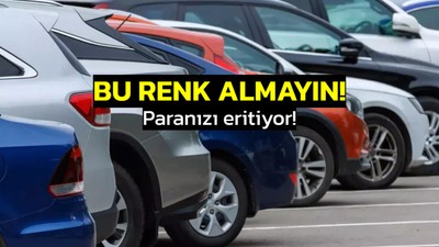 Bu renk araba satarken pişman ediyor: Araba rengi değeri yarıya düşürüyor