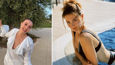 Güzel oyuncu Burcu Özberk'i çileden çıkarttılar! O mesajı ifşa edip ağzına geleni saydı