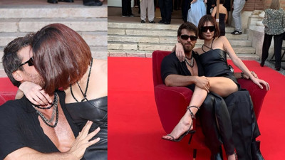 Can Yaman'dan yeni sevgilisiyle kırmızı halıda samimi pozlar