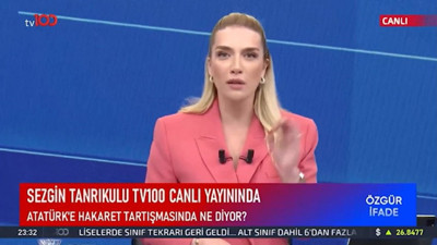 Tanrıkulu'nun TSK'ya yönelik iftira dolu sözlerine tv100 moderatörü Özgen'den sert tepki: TSK'ya dil uzatmayın