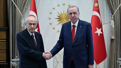 Son Dakika... Cumhurbaşkanı Erdoğan ile Bahçeli görüşmesi başladı