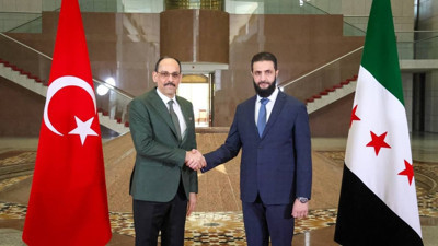 Şam'a kritik ziyaret! MİT Başkanı İbrahim Kalın, Suriye'de Ahmed Şara ile görüştü