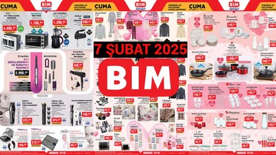 BİM 7 Şubat Cuma 2025 aktüel indirim kataloğu yayımlandı: BİM'de cuma günü neler var, indirimli ürünler neler?