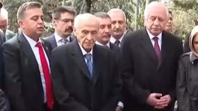 Devlet Bahçeli Mesaiye Başladı. Alparslan Türkeş’in Mezarını Ziyaret Etti. 65 Gün Sonra İlk Görüntüler...
