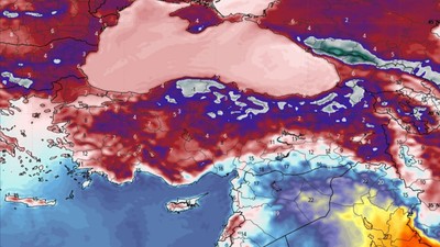 Pazartesi Başlıyor Türkiye'ye Doğru Yola Çıktı. Harita Kıpkırmızı Oldu