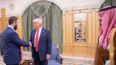 Tarihi görüşme gerçekleşti. ABD Başkanı Trump, Suriye Cumhurbaşkanı Şara ile Riyad'da bir araya geldi