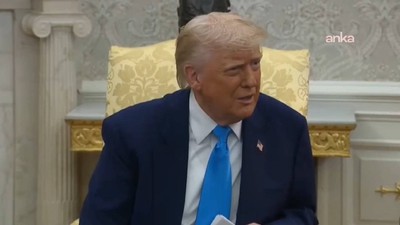 ABD Başkanı Trump'ı çıldırtan soru! Gazeteciyi azarlayarak salondan kovdu: Zeki değilsin