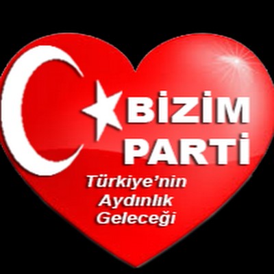 Bizim Parti kuruldu, parti bayrağındaki amblem dikkat çekti