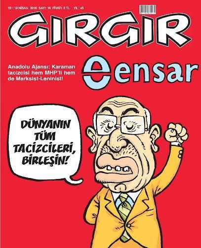 Anadolu Ajansı'nın Ensar haberi Gırgır'a kapak oldu!