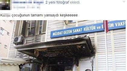 Müjdat Gezen Sanat Merkezi'ni kundaklayan kişi yakalandı!