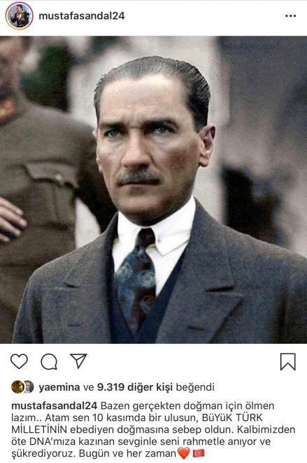 Ünlülerden Atatürk paylaşımları! - Resim : 8