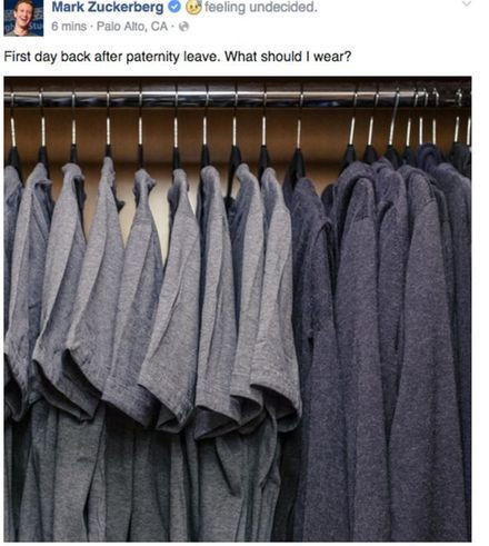 Zuckerberg şaşırttı! Elbise dolabının fotoğrafını paylaştı