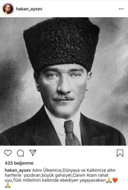 Ünlülerden Atatürk paylaşımları! - Resim : 11