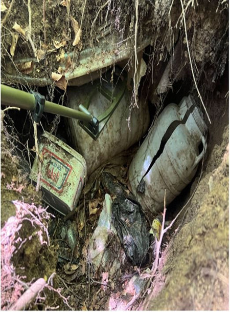 Tokat'ta DHKP-C sığınağı bulundu. İşte sığınaktan çıkanlar...