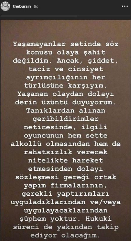 Kerem Bursin'den 'taciz' iddiasıyla ilgili flaş açıklama!