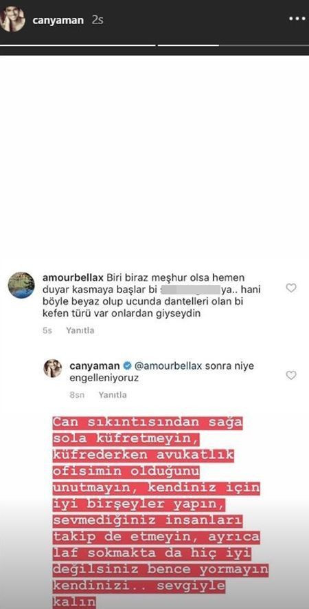Can Yaman küfreden takipçisine mesleğini hatırlattı!