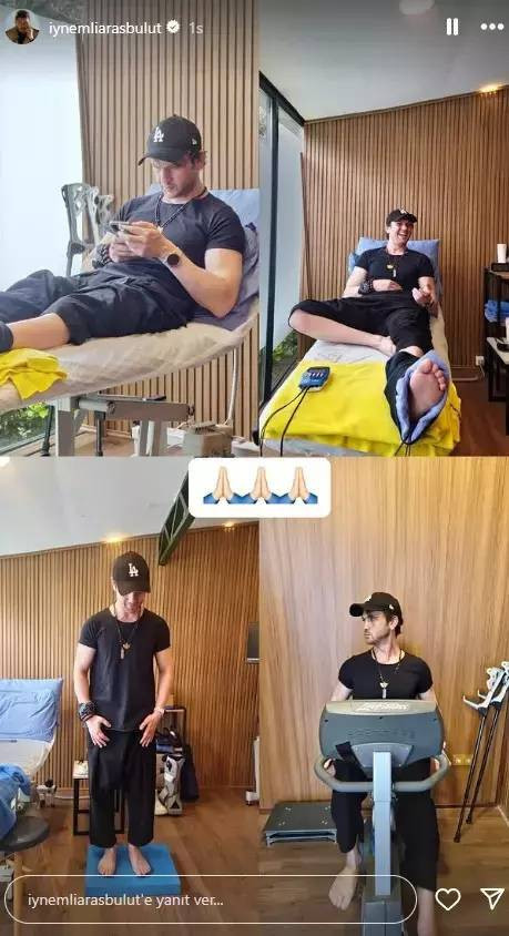 Aras Bulut İynemli'den hastane paylaşımı! Ameliyata alınmıştı