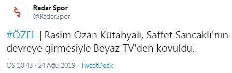 Rasim Ozan Kütahyalı ile ilgili flaş iddia!