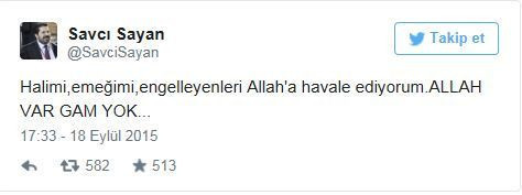 Aday gösterilmeyince hırslarını Twitter'dan çıkardılar...