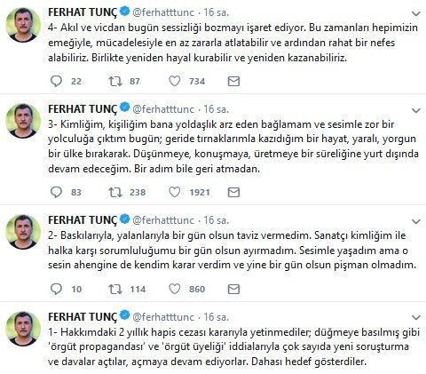 Ferhat Tunç'tan flaş karar! Türkiye'yi terk etti
