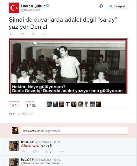 Hakan Şükür'ün Deniz Gezmiş'li paylaşımı olay oldu!