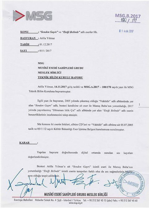 'Eteği Belinde' şarkısı kopya çıktı... Manuş Baba'dan açıklama!