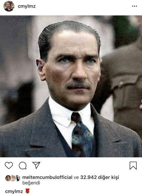 Ünlülerden Atatürk paylaşımları!