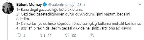 Bülent Mumay ile Kemal Öztürk Twitter'da atıştı! - Resim : 2